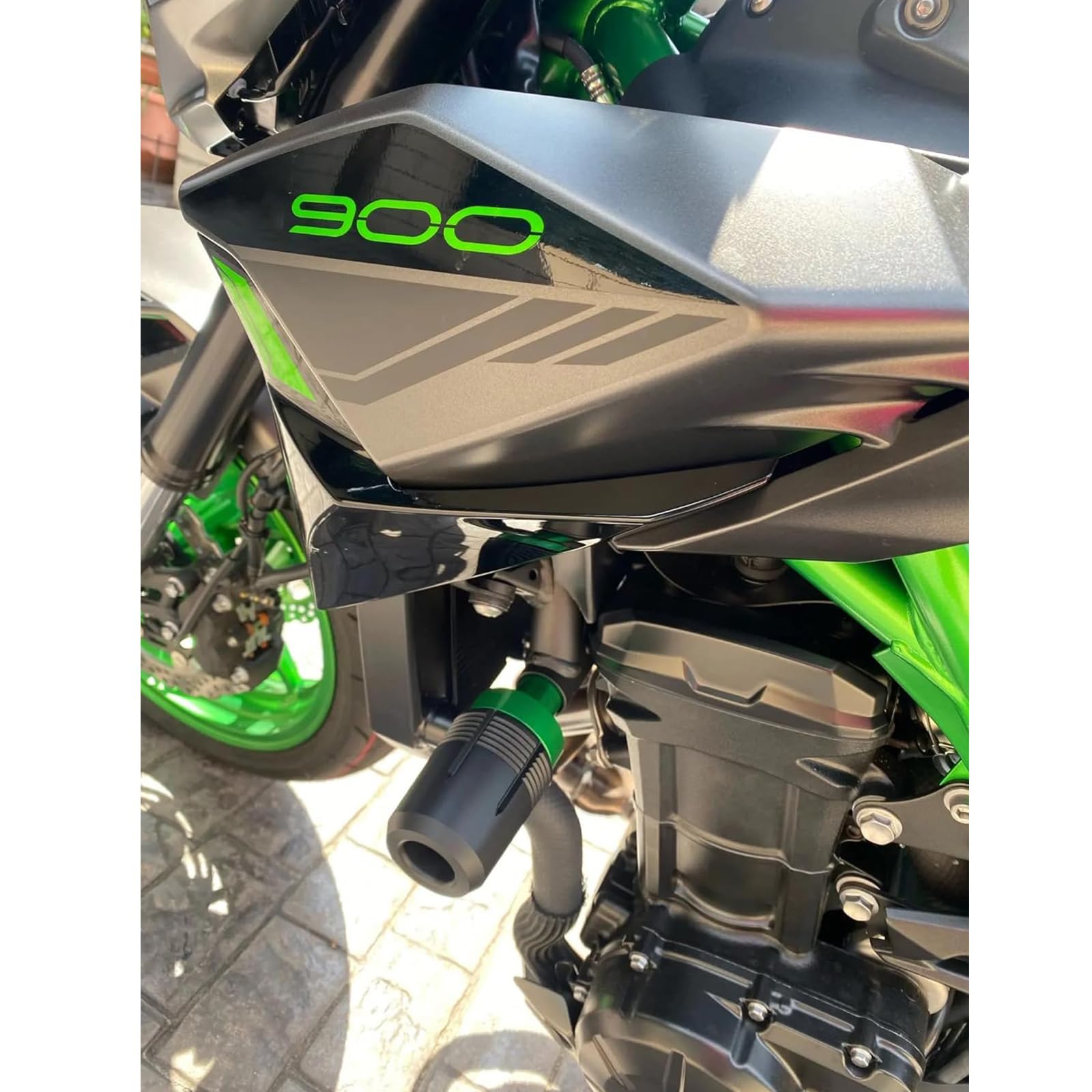 Amazon.com: MOWOK Frame Sliders For Kawasaki Z900 Z 900 2017